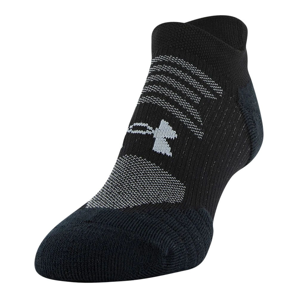 Under Armour Women's Play Up No-Show Tab Socks, Cushioned, 3-Pack