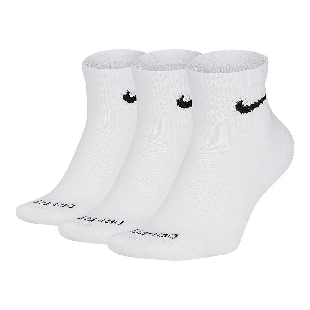 Nike Women's Everyday Plus Cushioned Athletic Ankle Socks - 3 Pack