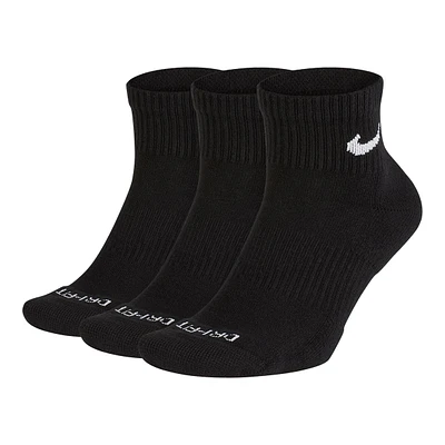 Nike Women's Everyday Plus Cushioned Athletic Ankle Socks - 3 Pack