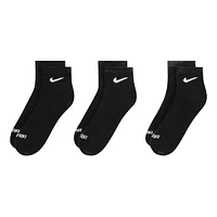 Nike Women's Everyday Plus Cushioned Athletic Ankle Socks - 3 Pack