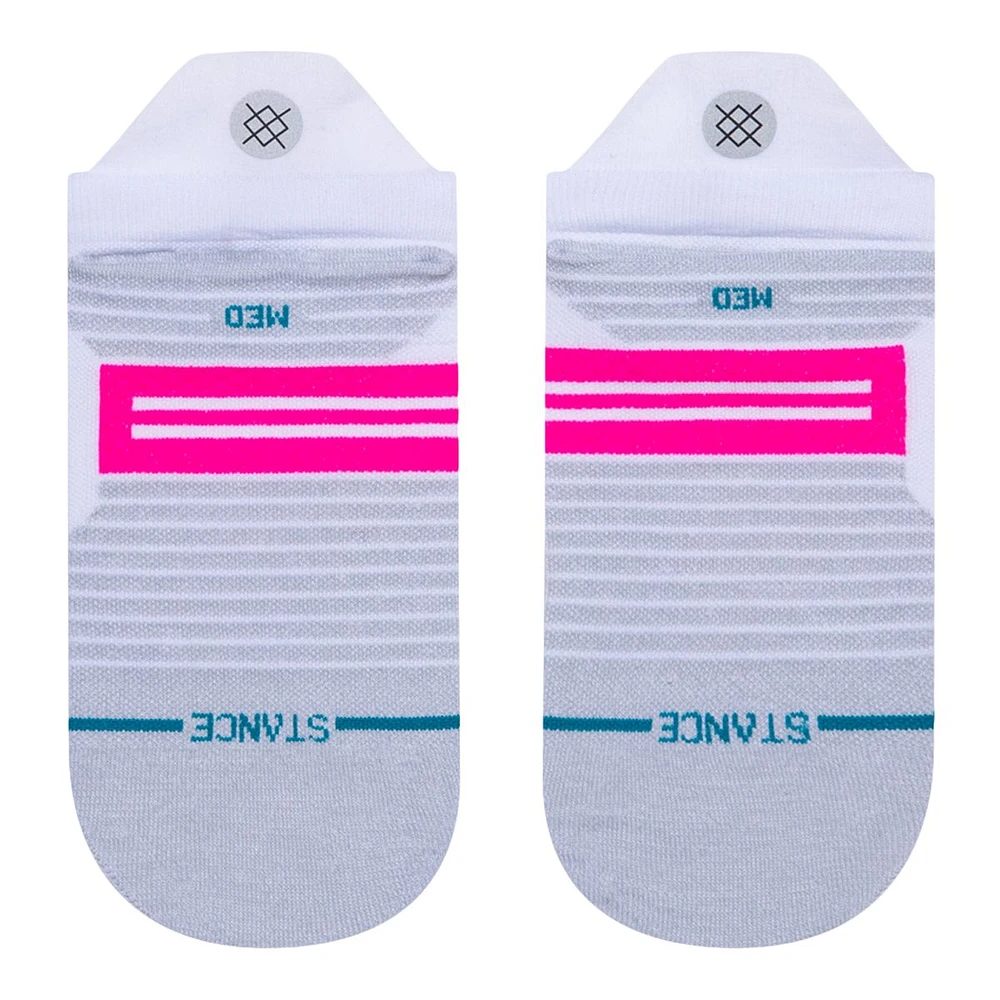 Stance Women's Run Bound  No-Show Tab Socks, Moisture-Wicking