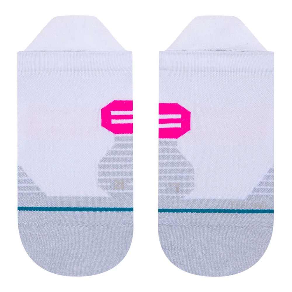 Stance Women's Run Bound  No-Show Tab Socks, Moisture-Wicking