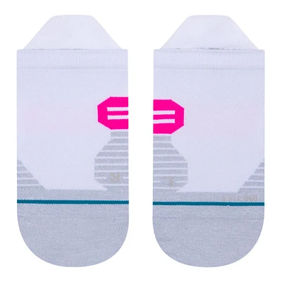 Stance Women's Run Bound  No-Show Tab Socks, Moisture-Wicking