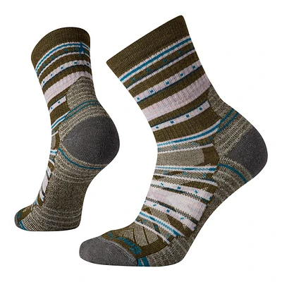 Smartwool Women's Performance Hike Light Pattern Mid Crew Socks