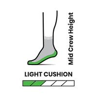 Smartwool Women's Performance Hike Light Pattern Mid Crew Socks