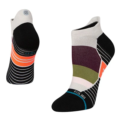 Stance Women's Run Make A Break Tab No-Show Tab Socks, Moisture-Wicking