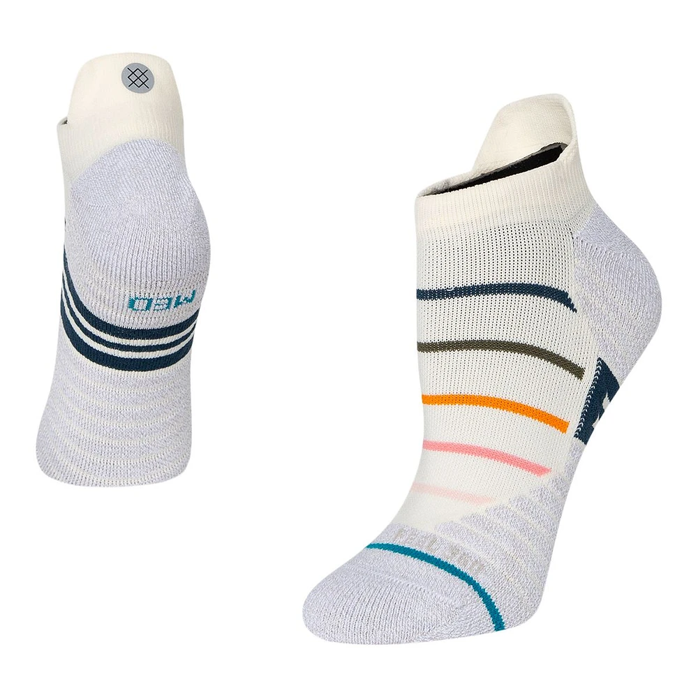 Stance Women's Train Fount  No-Show Tab Socks, Moisture-Wicking