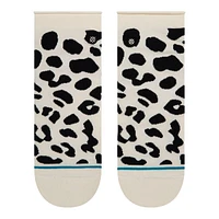 Stance Women's Lithe Quarter All Over Print Crew Socks