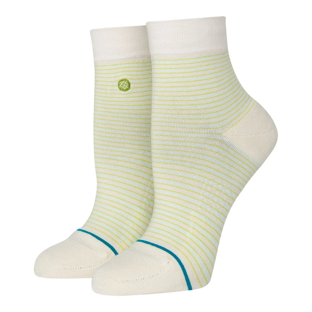 Stance Women's Marit Quarter All Over Print Crew Socks