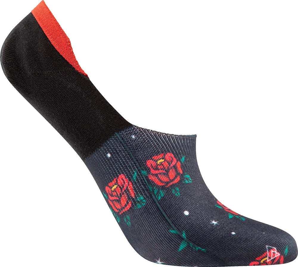 Ripzone Women's Roses Invisible Socks - 3 Pack