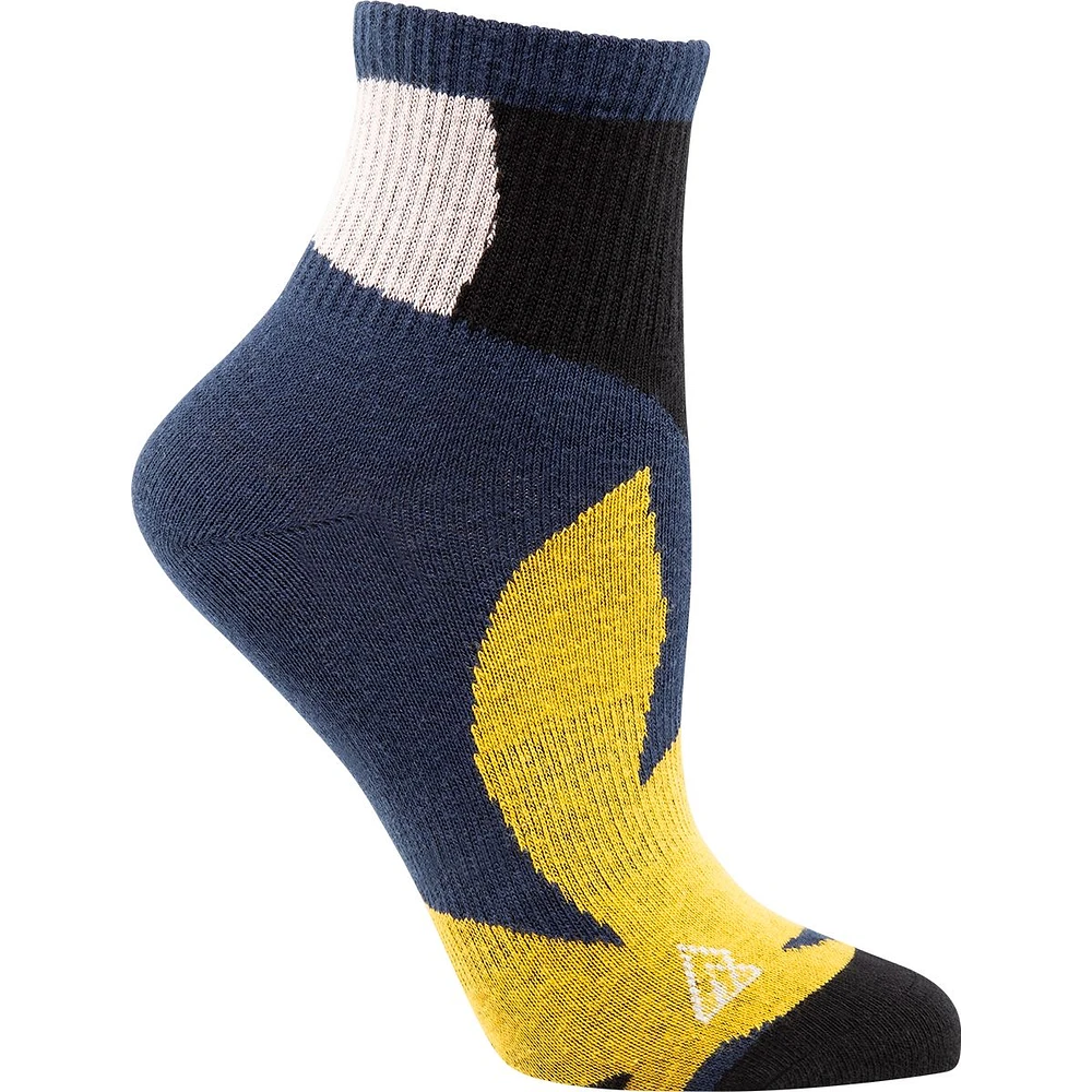 Ripzone Women's Flowers Quarter Crew Socks - 3 Pack