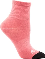 Ripzone Women's Flowers Quarter Crew Socks - 3 Pack