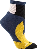 Ripzone Women's Flowers Quarter Crew Socks - 3 Pack