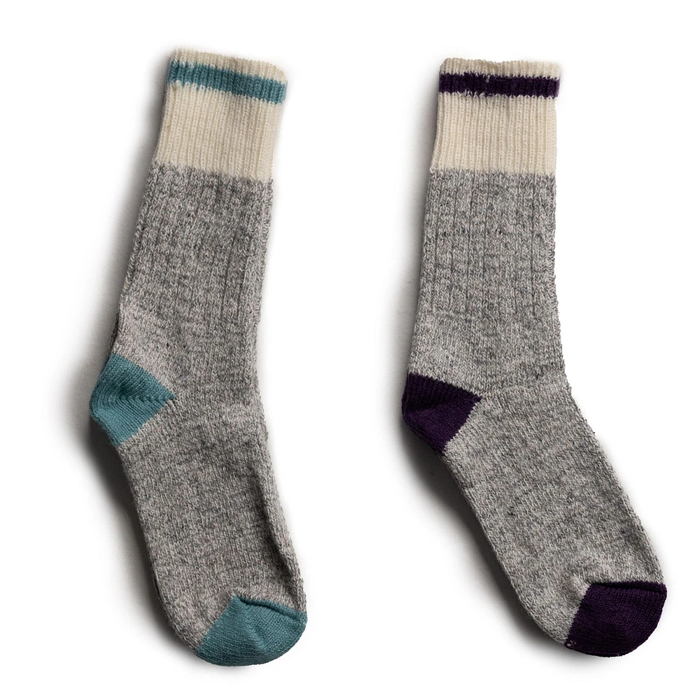 Woods Women's Made in Canada Everest '82 Wool Socks - 2 Pack