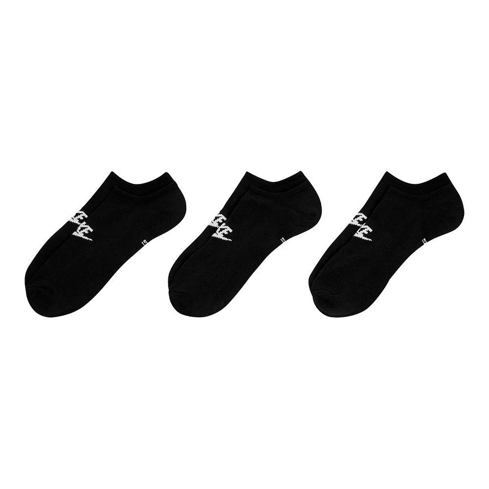 Nike Sportswear Women's Futura Everyday Comfortable Lightweight No Show Socks - 3 Pack