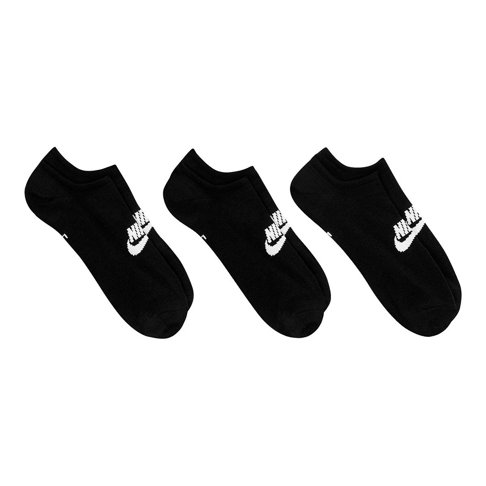 Nike Sportswear Women's Futura Everyday Comfortable Lightweight No Show Socks - 3 Pack