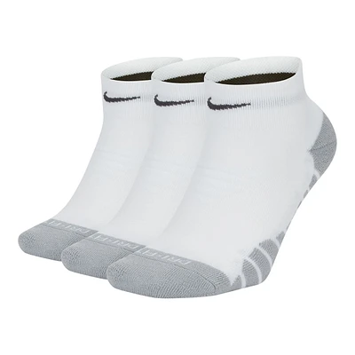 Nike Women's Everyday Max Cushioned Ankle Socks, Dri-Fit, 3-Pack