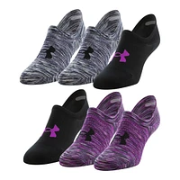 Under Armour Women's Breathe Lite Ultra Low Socks - 6 Pack