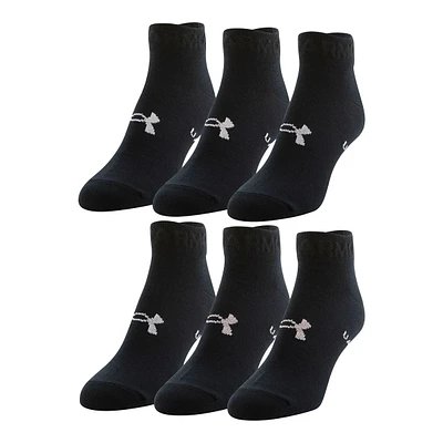 Under Armour Women's Essential Low Socks - 6 Pack