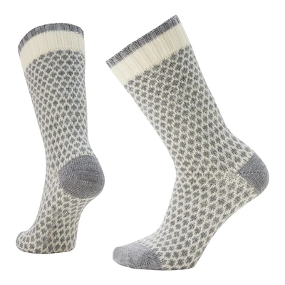 Smartwool Women's Popcorn Polkadot Cable Crew Socks