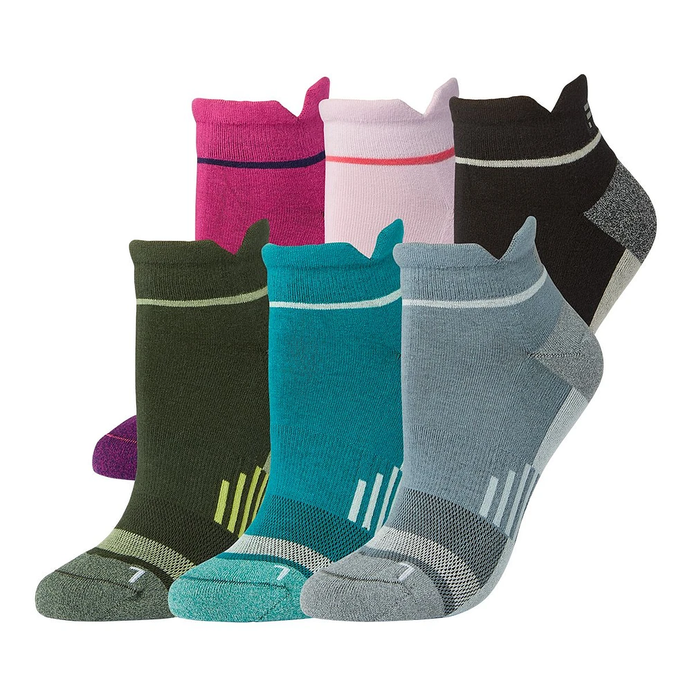 FWD Women's Run Tab No Show Socks - 6 pk