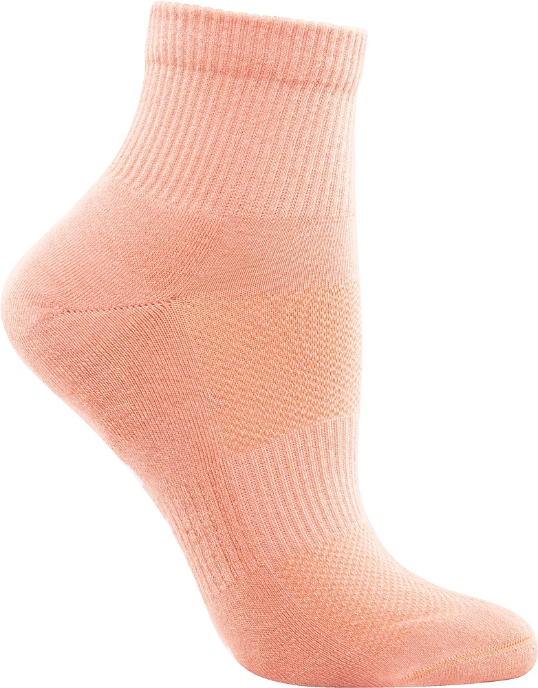 FWD Women's Mesh Quarter Socks - 6 Pack