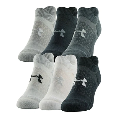 Under Armour Women's Cushioned No Show Socks - 6 pk