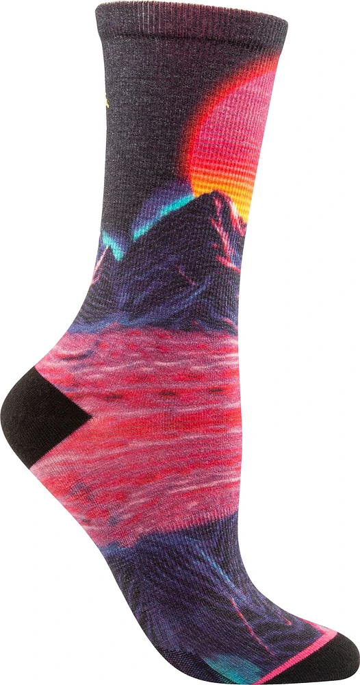 Woods Women's Sampson Everyday All Over Print Crew Socks