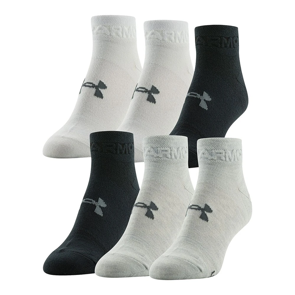 Under Armour Women's Essential Low Cut Socks - 6 Pack