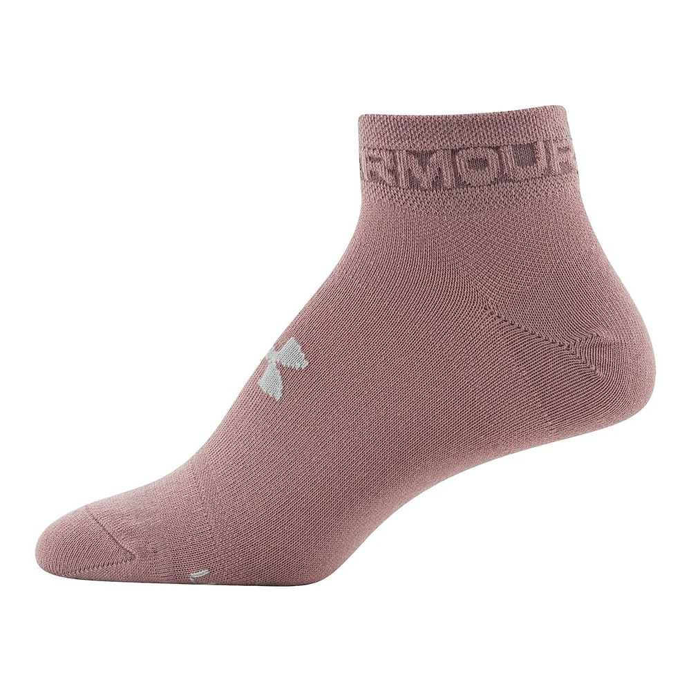 Under Armour Women's Essential Low Cut Socks - 6 Pack