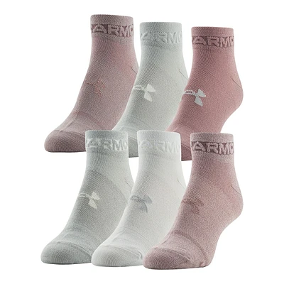 Under Armour Women's Essential Low Cut Socks - 6 Pack