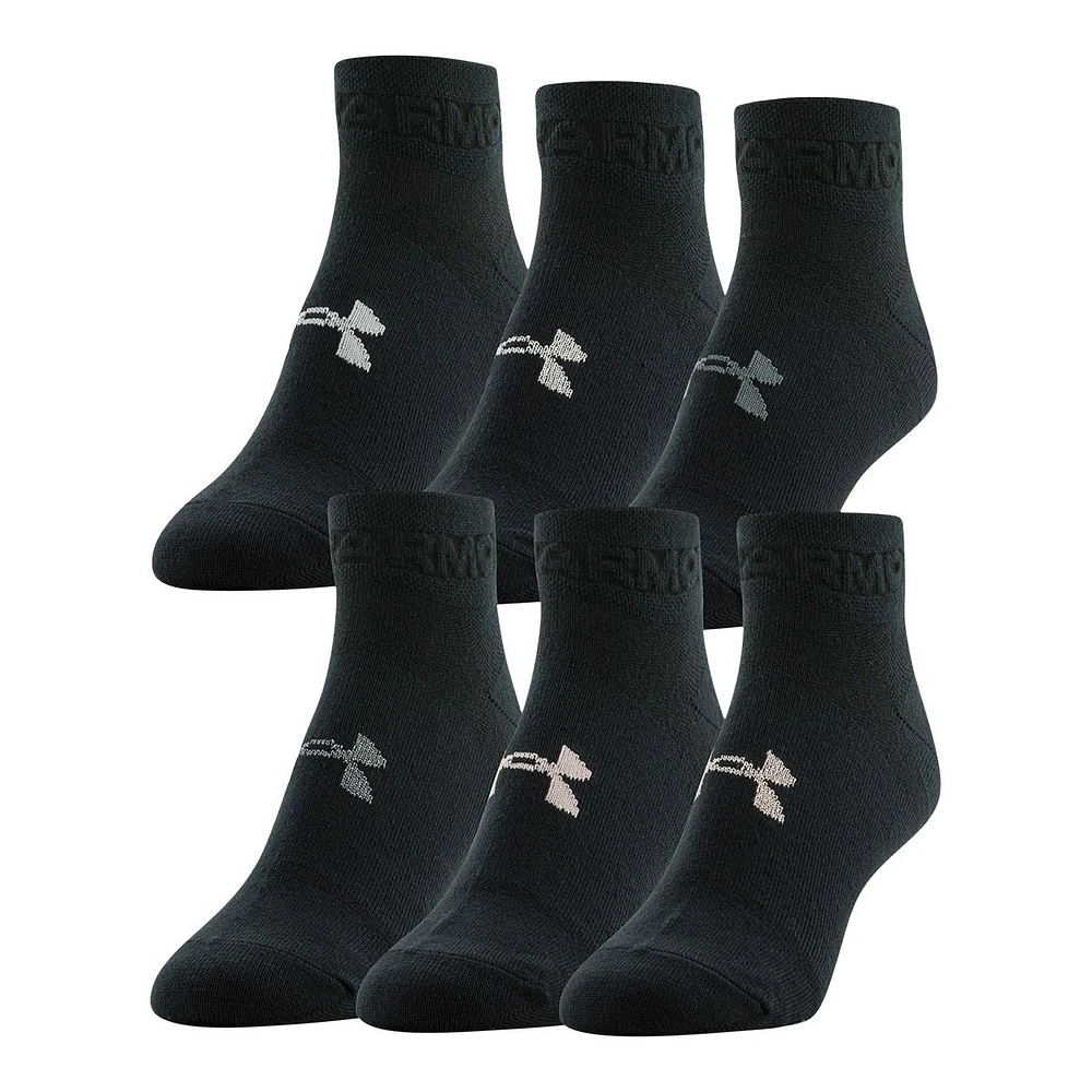 Under Armour Women's Essential Low Socks - 6 Pack