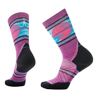 Smartwool Women's Run Trail Target Sunset Crew Socks