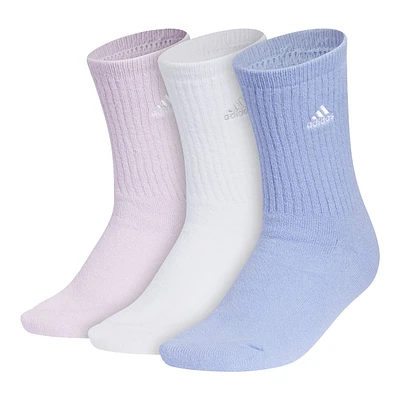 adidas Women's Comfort Cushioned Crew Socks - 3pk