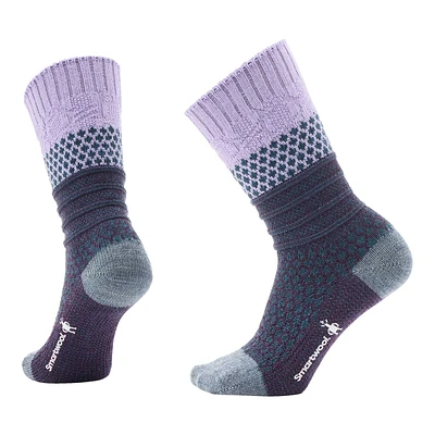 Smartwool Women's Popcorn Cable Crew Socks