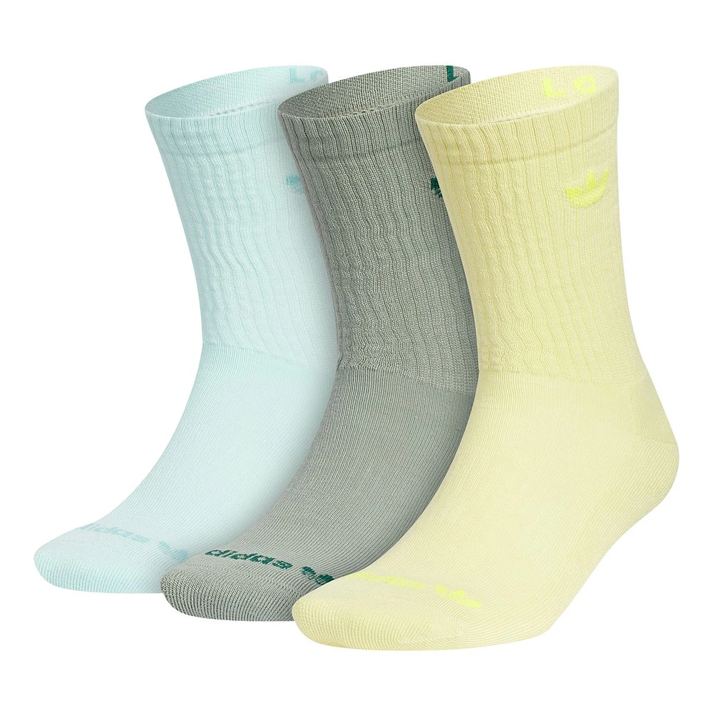 adidas Originals Women's Trefoil Seasonal Crew Socks - 3 pk