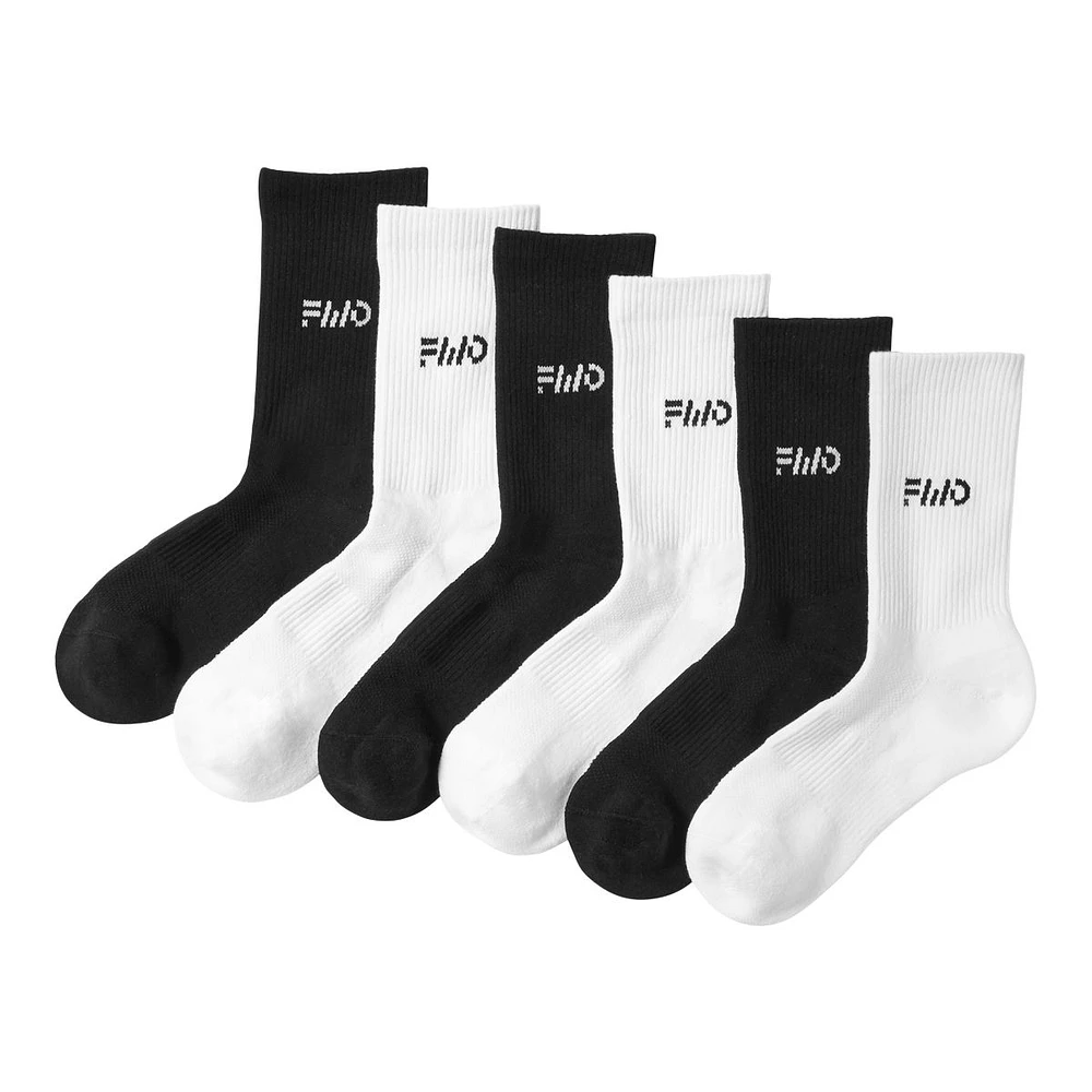 FWD Boys' Mesh Crew Socks - 6 Pack