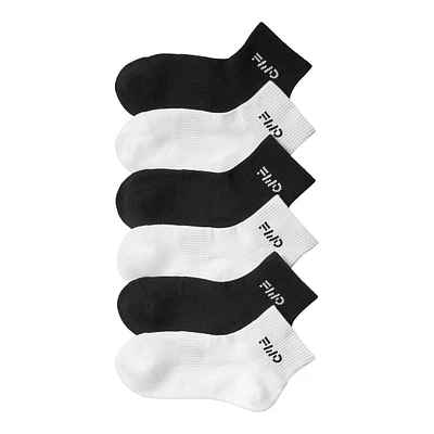 FWD Boys' Mesh Quarter Socks - 6 Pack