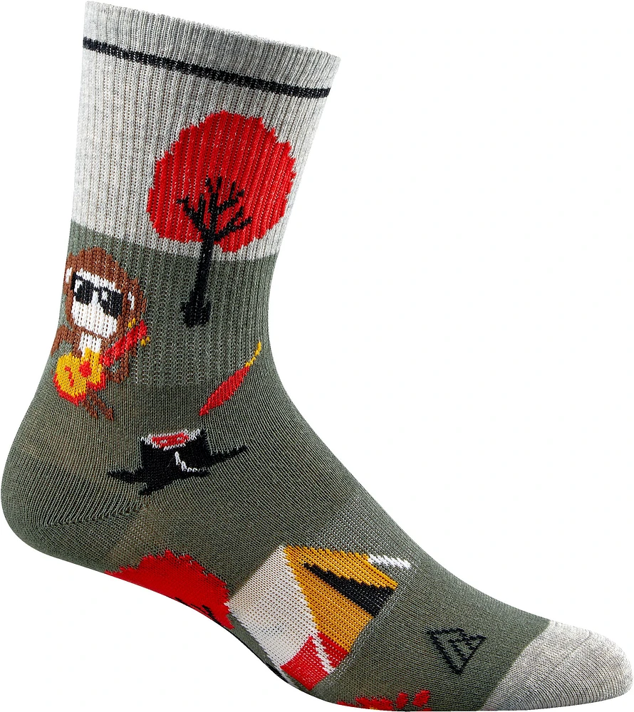 Ripzone Boys' Yeti Fish Crew Socks