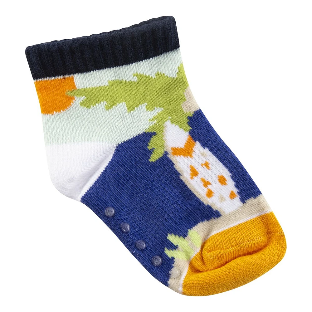 Ripzone Toddler Boys' Beach Quarter Crew Socks - 3 Pack