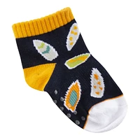 Ripzone Toddler Boys' Beach Quarter Crew Socks - 3 Pack