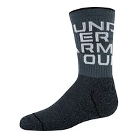 Under Armour Boys' Phenom 5.0 Crew Socks - 3 Pack