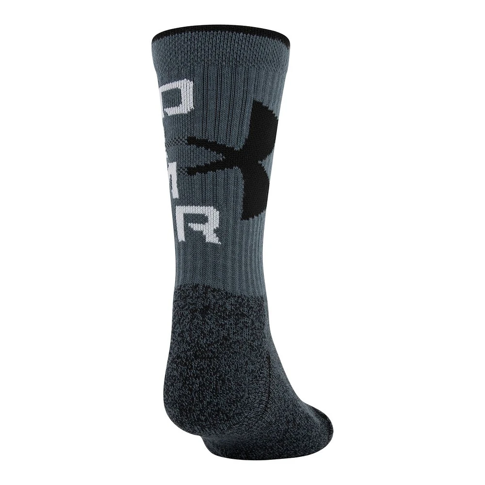 Under Armour Boys' Phenom 5.0 Crew Socks - 3 Pack