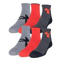 Under Armour Kids' Essential Quarter Socks - 6 pk