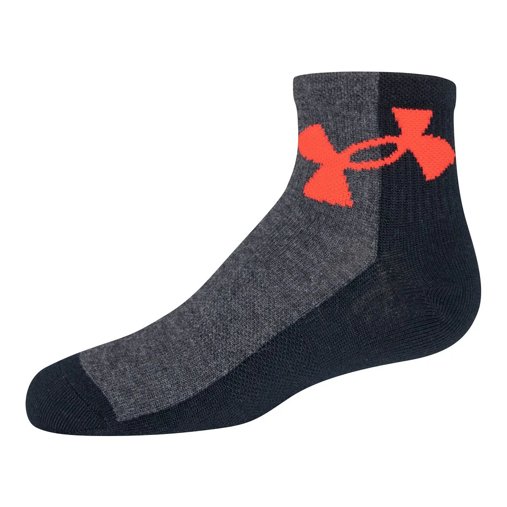 Under Armour Kids' Essential Quarter Socks - 6 pk