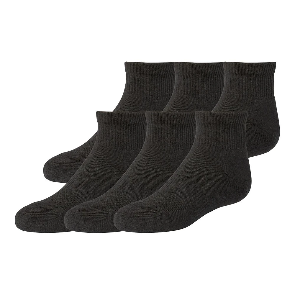 FWD Youth Mesh Quarter Crew Socks - 6 Pack