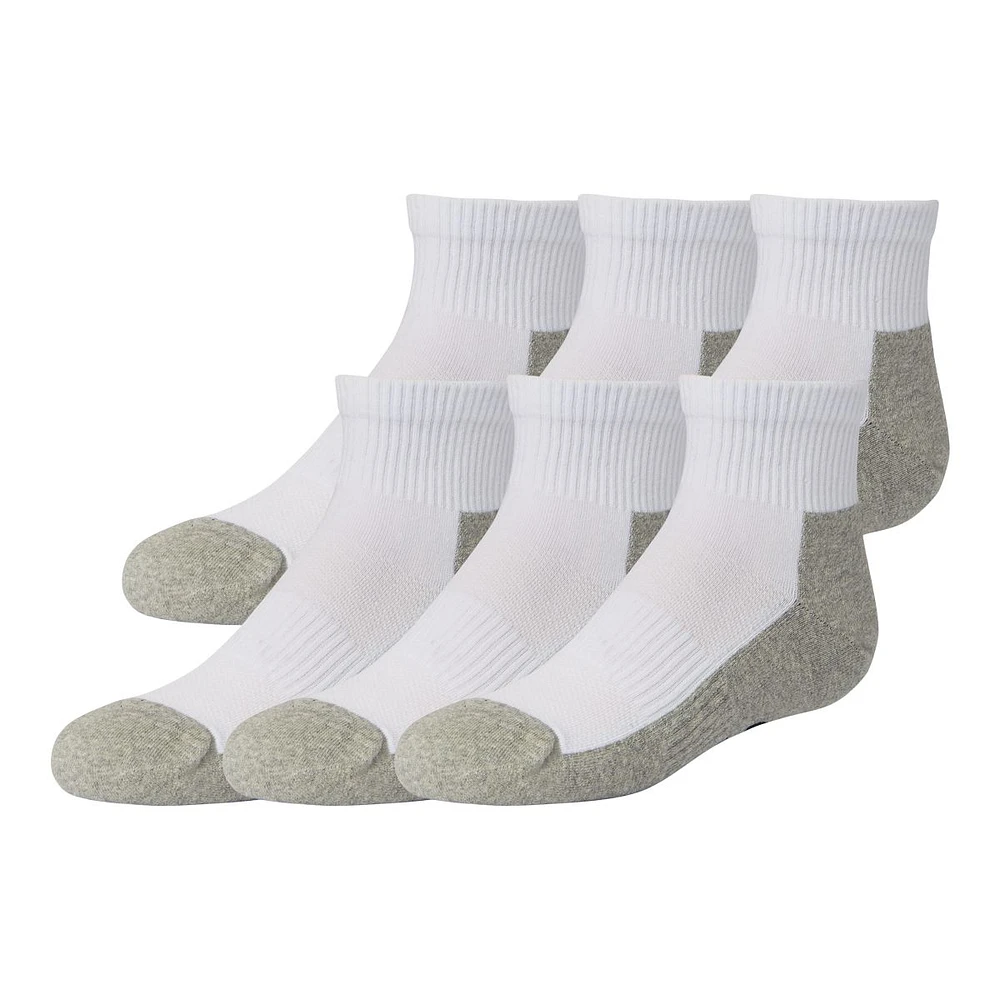 FWD Youth Mesh Quarter Crew Socks 6 Pack