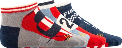 Ripzone Kids' Racing Is Life No Show Socks - 3 pk