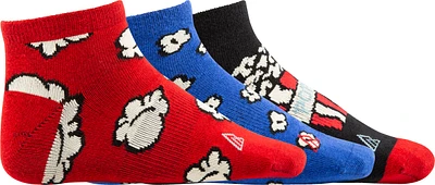 Ripzone Boys' Popcorn No Show Socks - 3 Pack