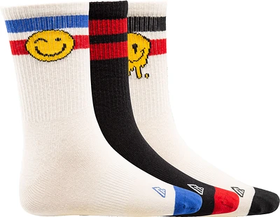 Ripzone Kids’ Retro Crew Socks – 3 pk